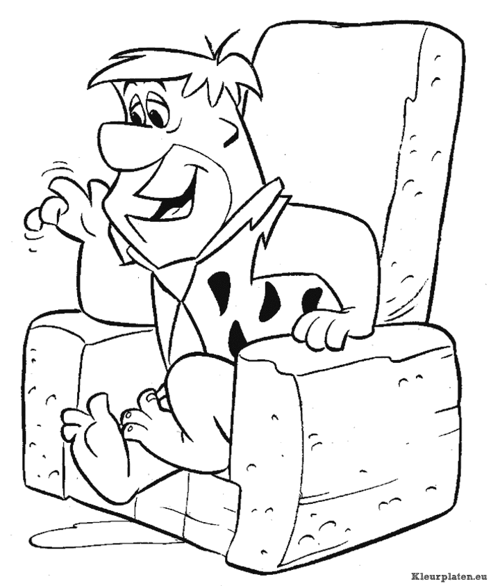 Flintstones kleurplaten
