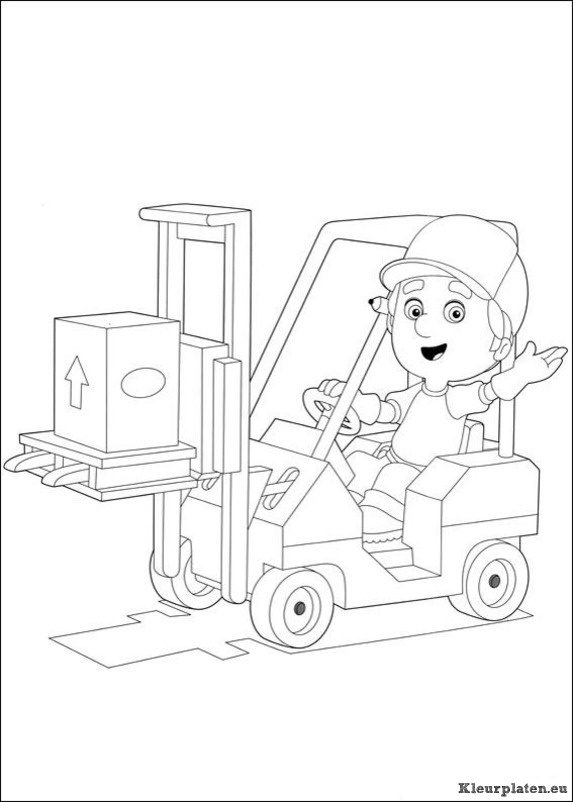 Handy manny kleurplaten