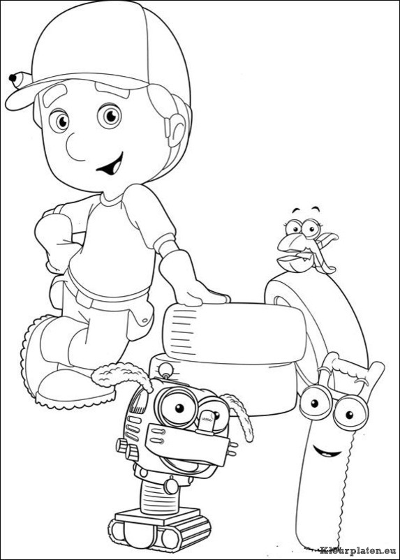 Handy manny kleurplaten
