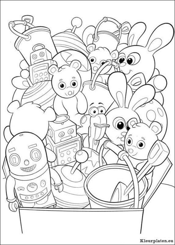 Handy manny kleurplaten