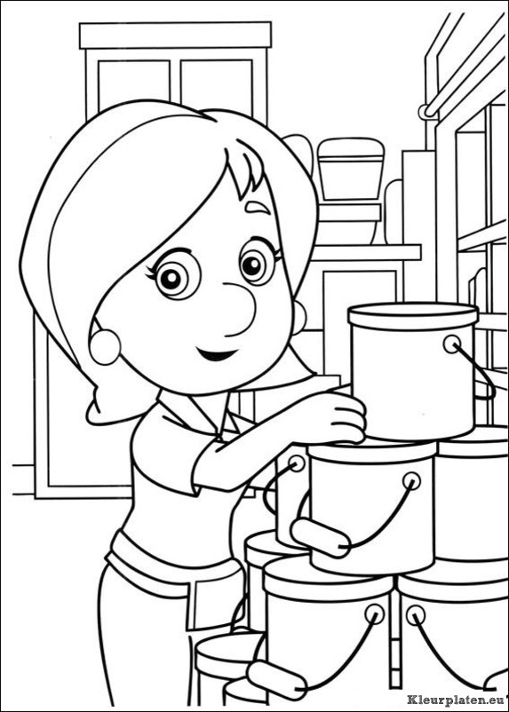 Handy manny kleurplaten
