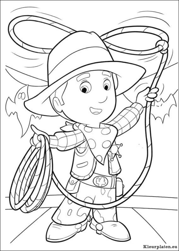 Handy manny kleurplaten