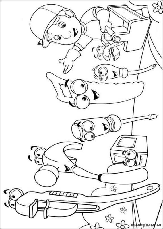 Handy manny kleurplaten