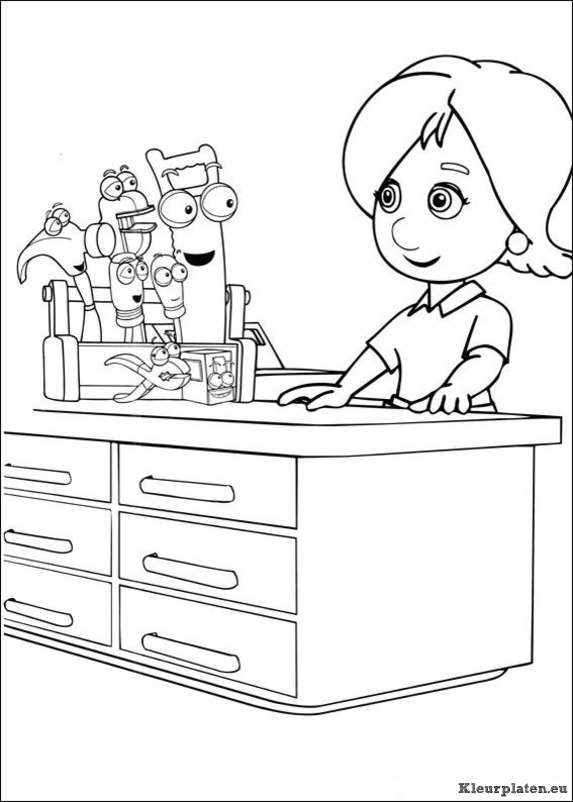 Handy manny kleurplaten