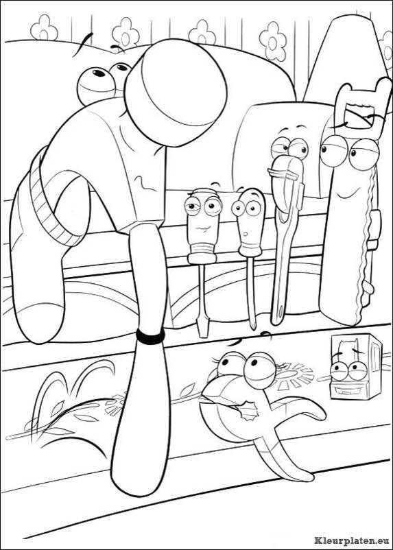 Handy manny kleurplaten