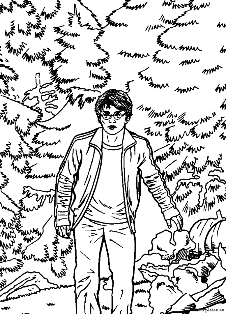 Harry potter en de gevange van azkaban kleurplaten