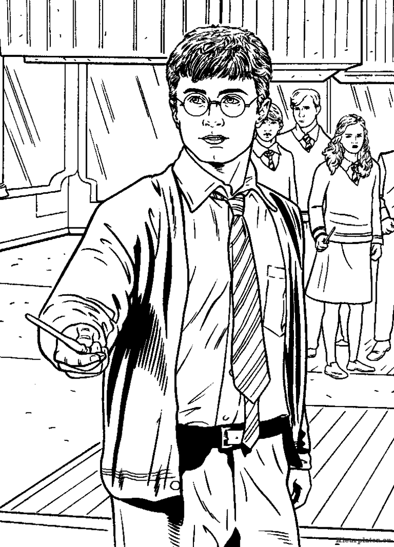 Harry potter en de orde van de feniks kleurplaten