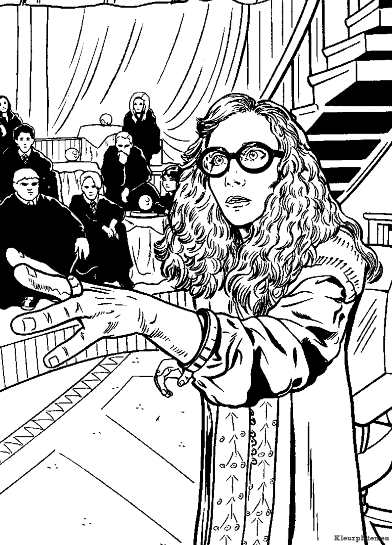 Harry potter en de orde van de feniks kleurplaten