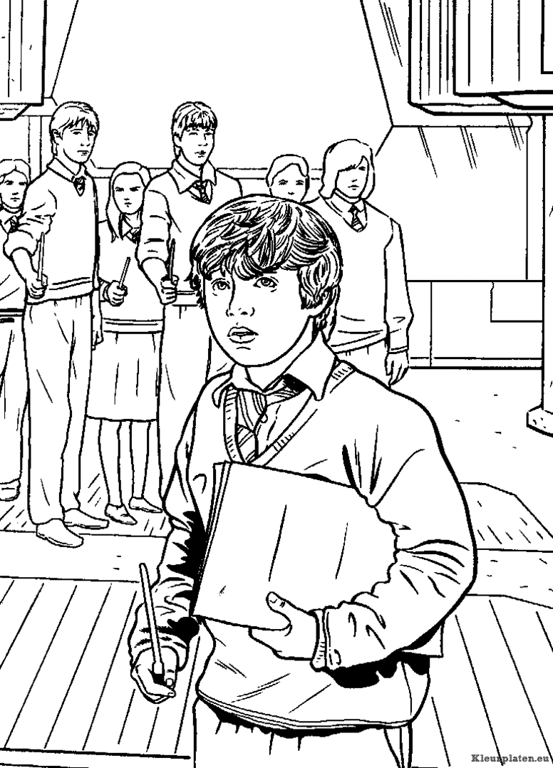 Harry potter en de orde van de feniks kleurplaten
