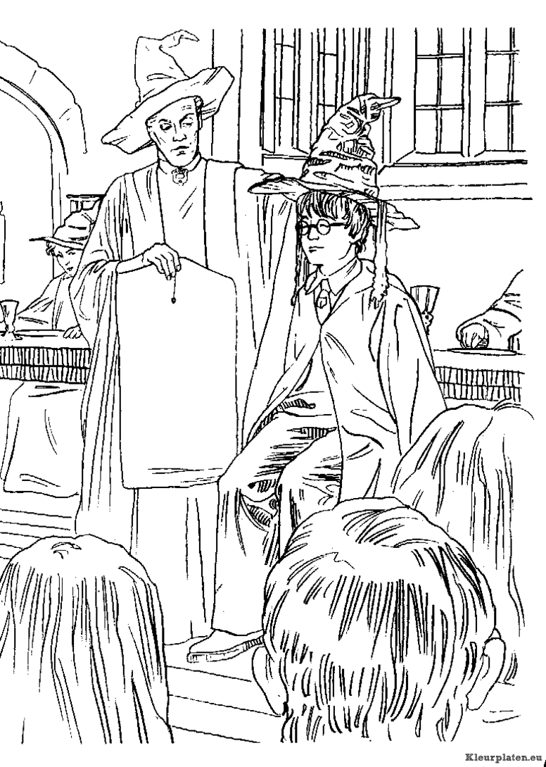 Harry potter en de steen der wijzen kleurplaten
