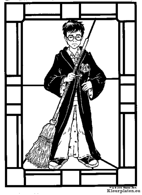 Harry potter kleurplaten