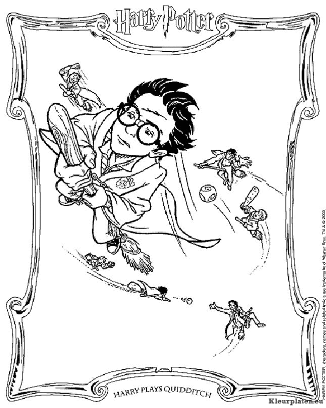 Harry potter kleurplaten