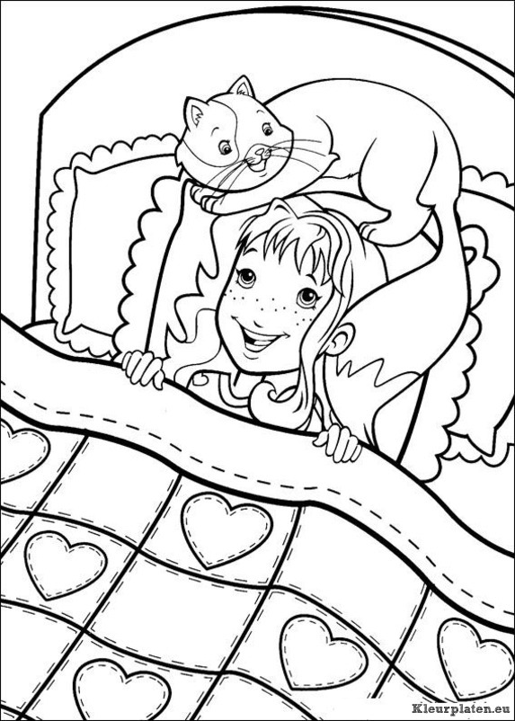 Holly hobbie kleurplaten