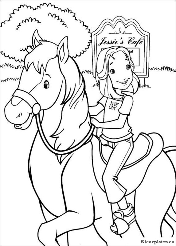Holly hobbie kleurplaten