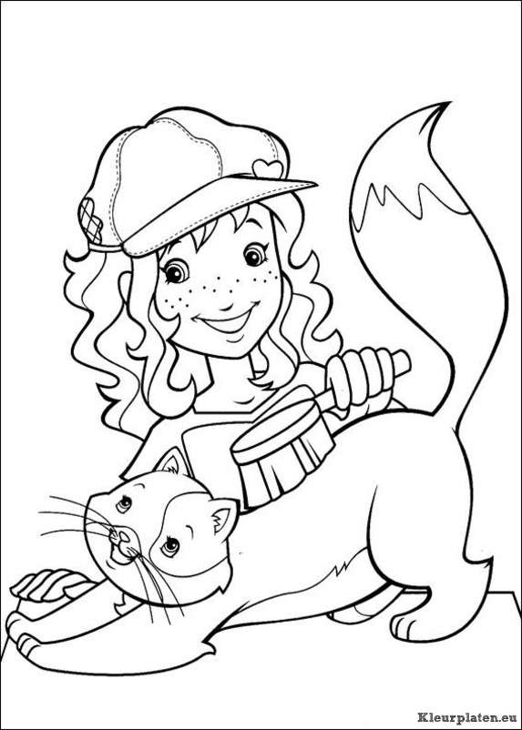Holly hobbie kleurplaten