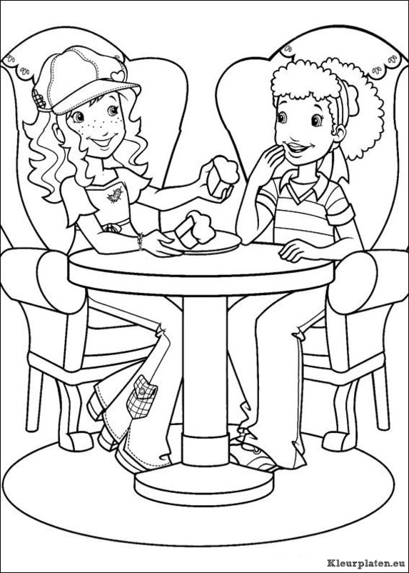 Holly hobbie kleurplaten