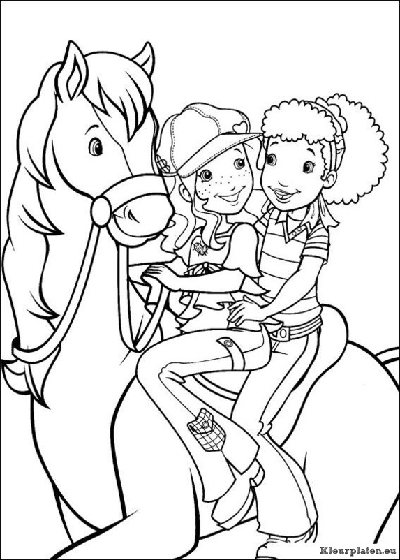 Holly hobbie kleurplaten