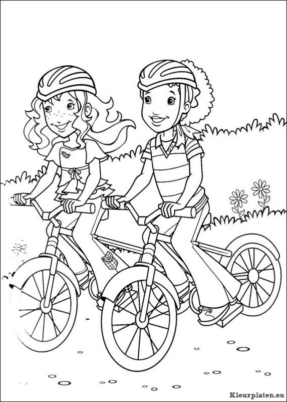 Holly hobbie kleurplaten