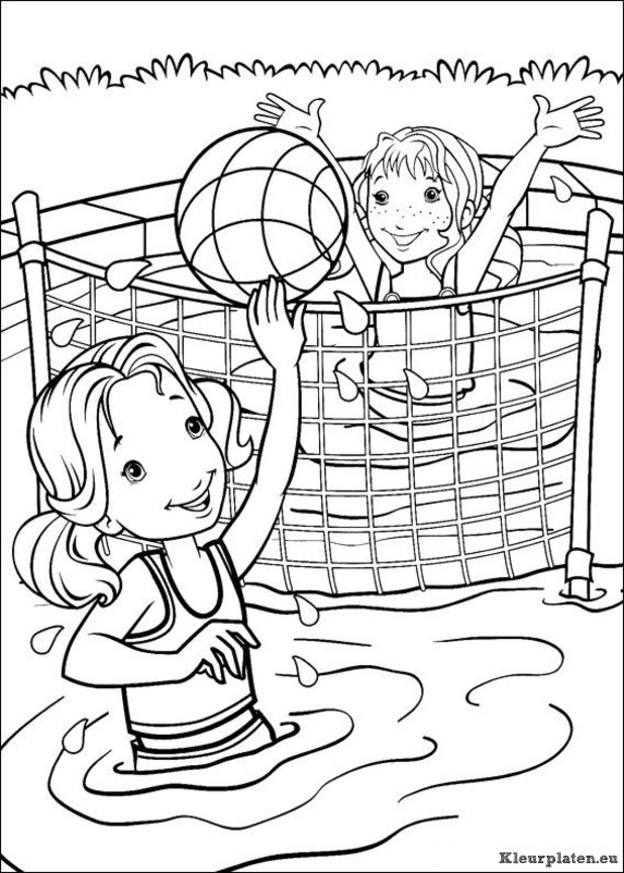 Holly hobbie kleurplaten