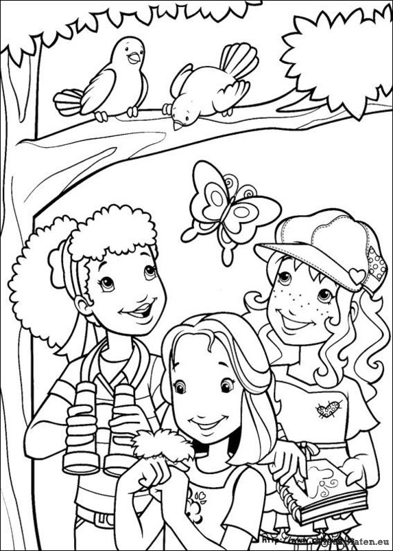 Holly hobbie kleurplaten