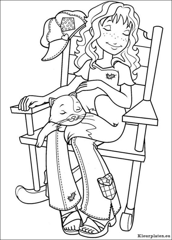 Holly hobbie kleurplaten