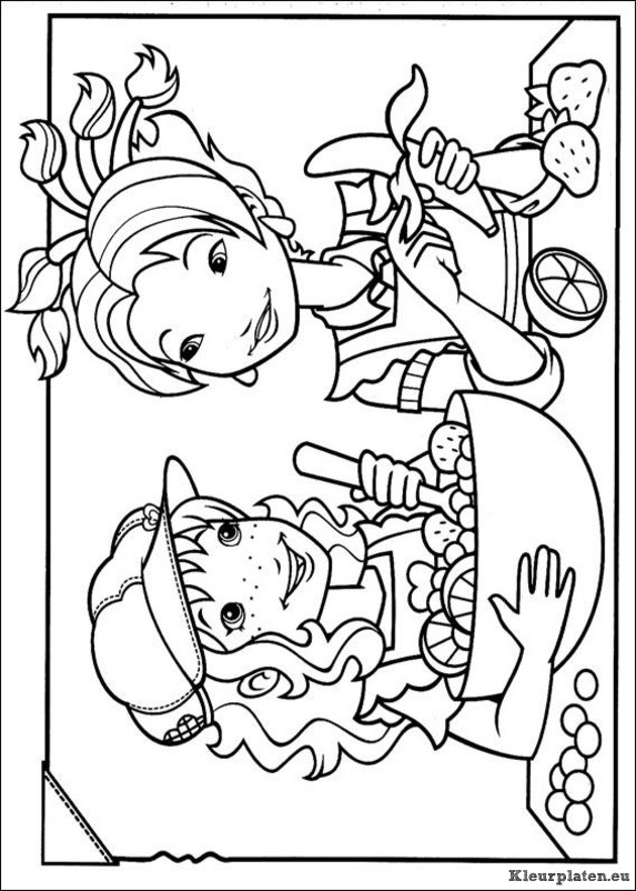 Holly hobbie kleurplaten