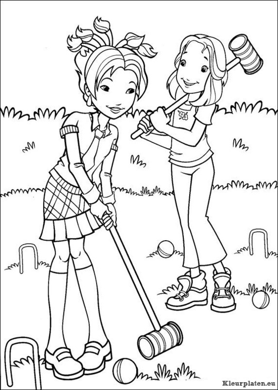 Holly hobbie kleurplaten