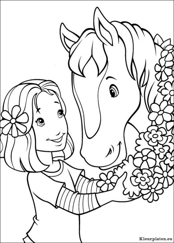 Holly hobbie kleurplaten