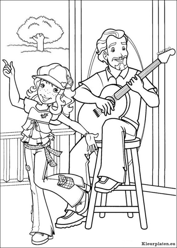 Holly hobbie kleurplaten