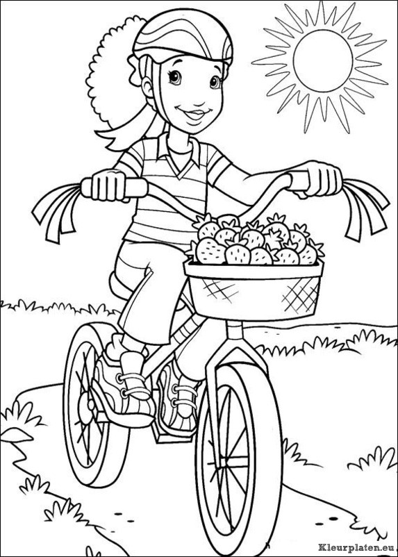 Holly hobbie kleurplaten