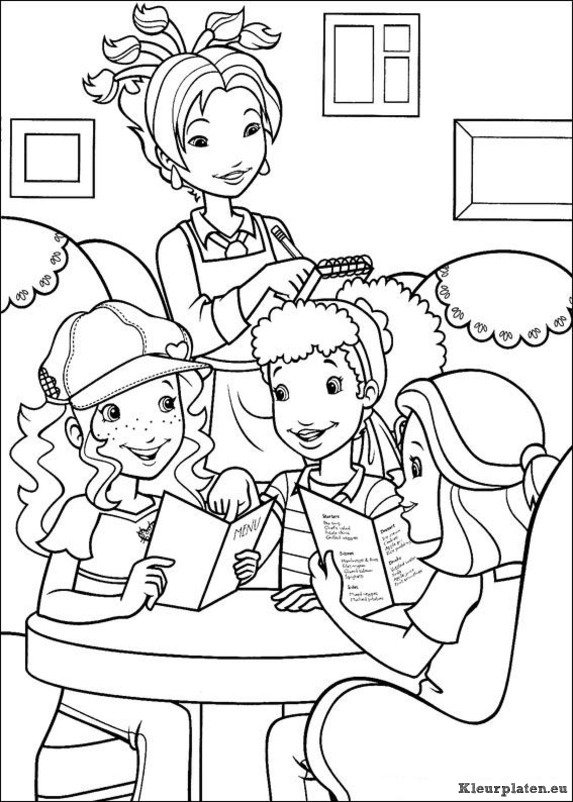 Holly hobbie kleurplaten