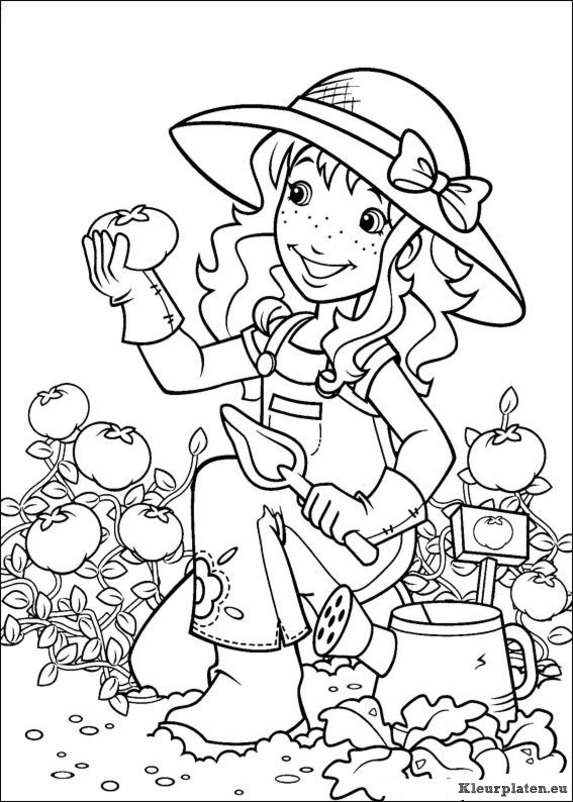 Holly hobbie kleurplaten