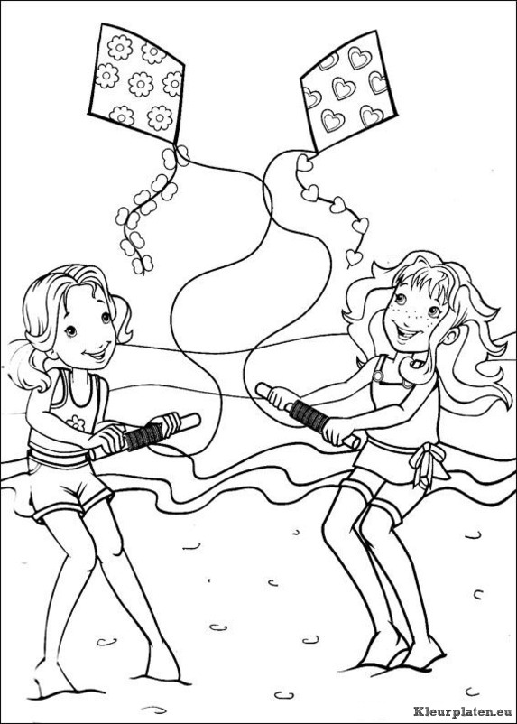 Holly hobbie kleurplaten