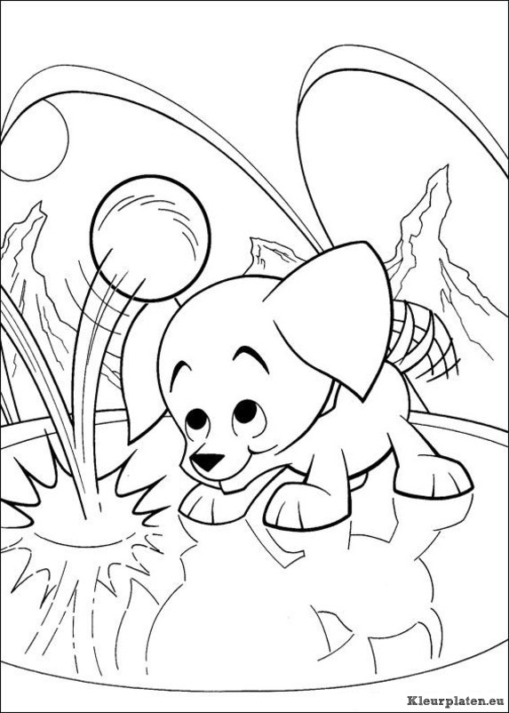 Krypto de superdog kleurplaten