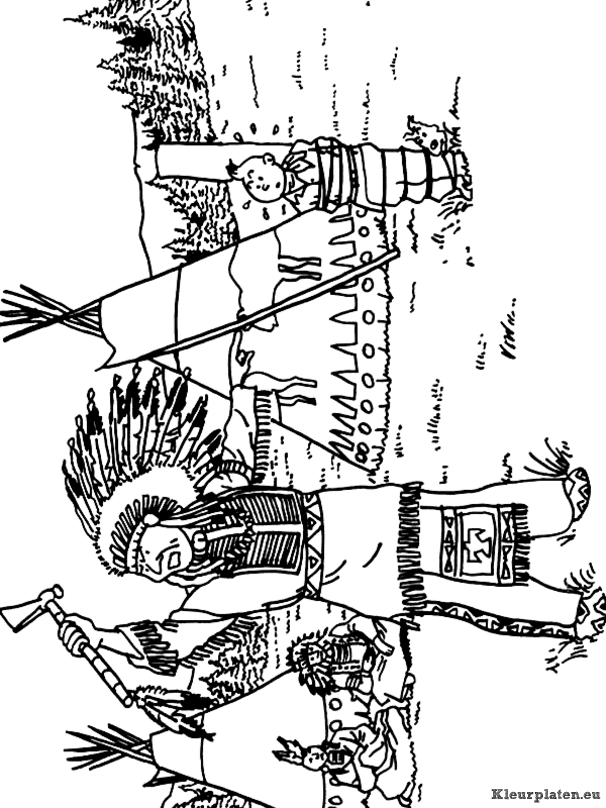 Kuifje kleurplaten