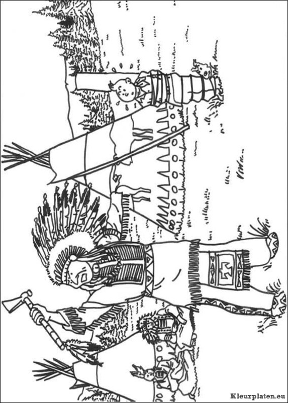 Kuifje kleurplaten