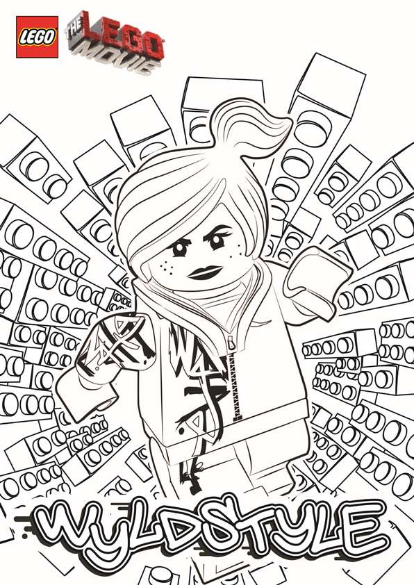 Legofilm kleurplaten