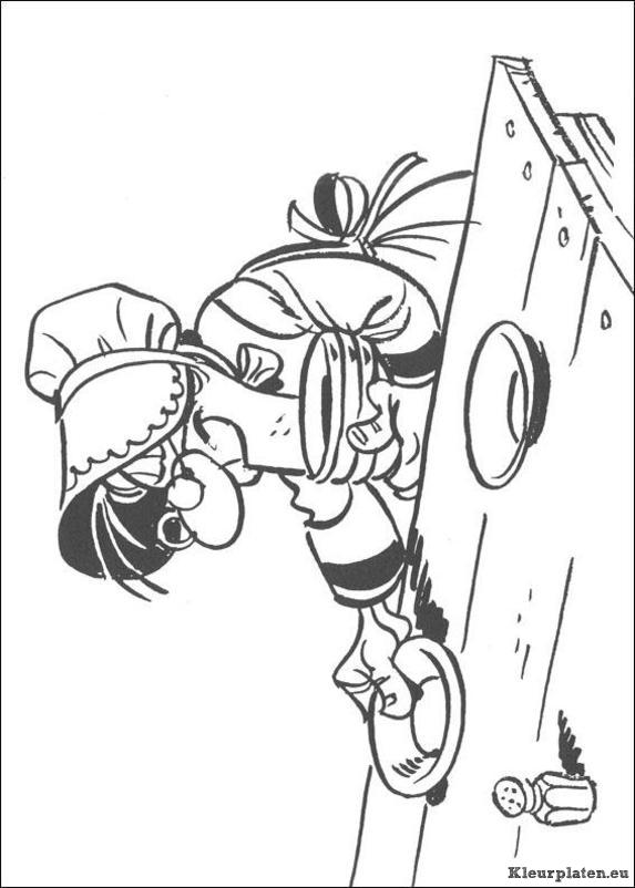 Lucky luke kleurplaten