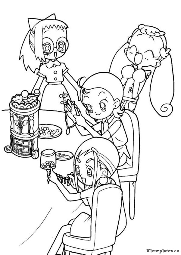 Magische doremi kleurplaten