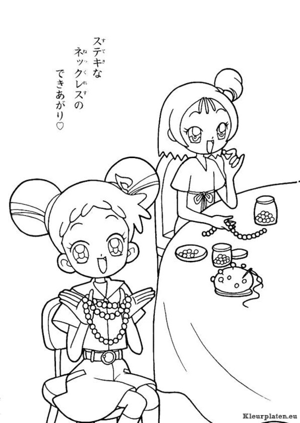 Magische doremi kleurplaten