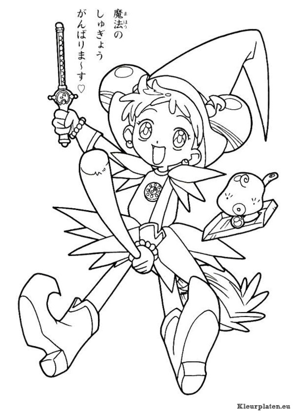 Magische doremi kleurplaten