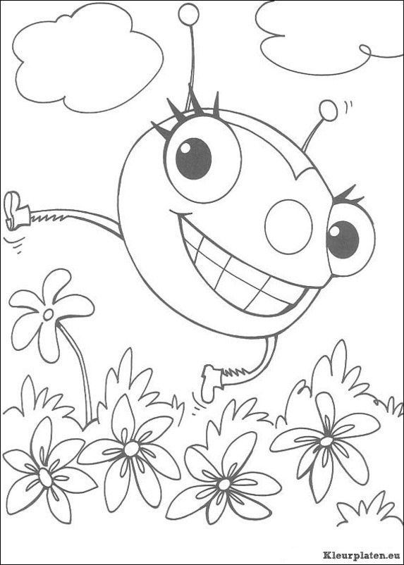 Miss spider kleurplaten
