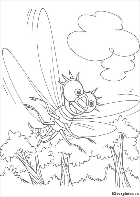 Miss spider kleurplaten