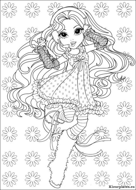 Moxie girlz kleurplaten