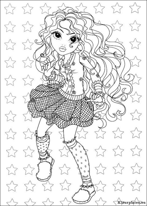 Moxie girlz kleurplaten