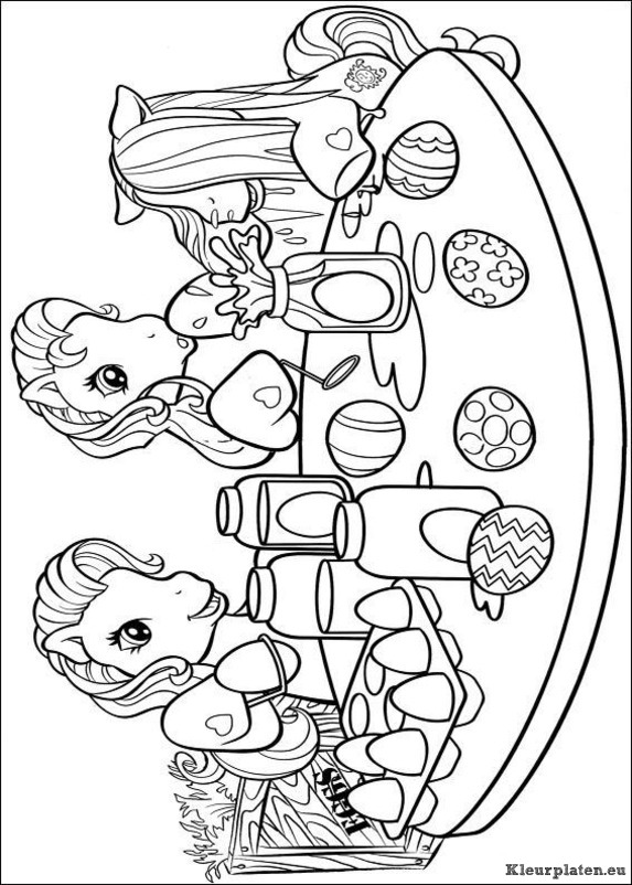 My little pony kleurplaten