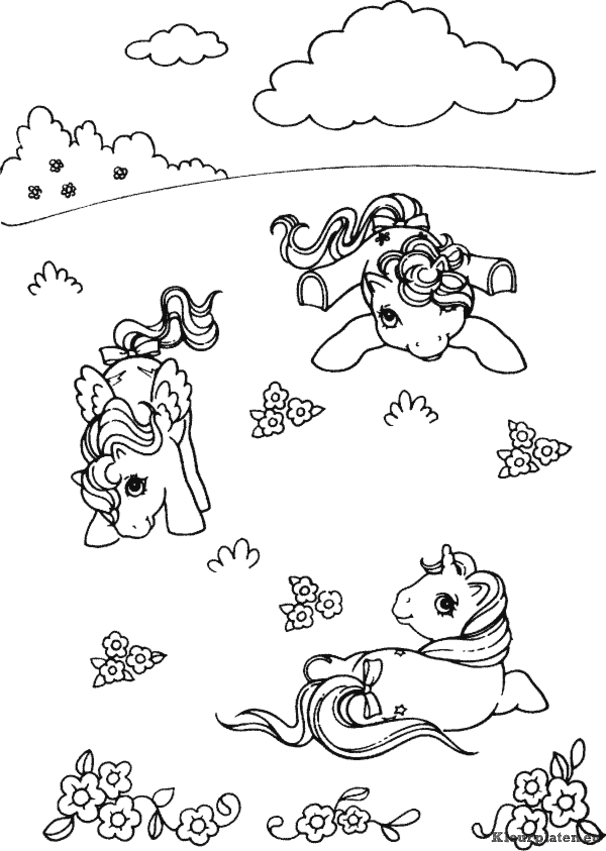 My little pony kleurplaten