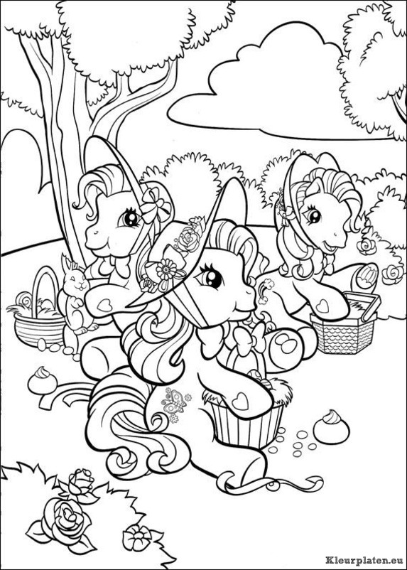 My little pony kleurplaten
