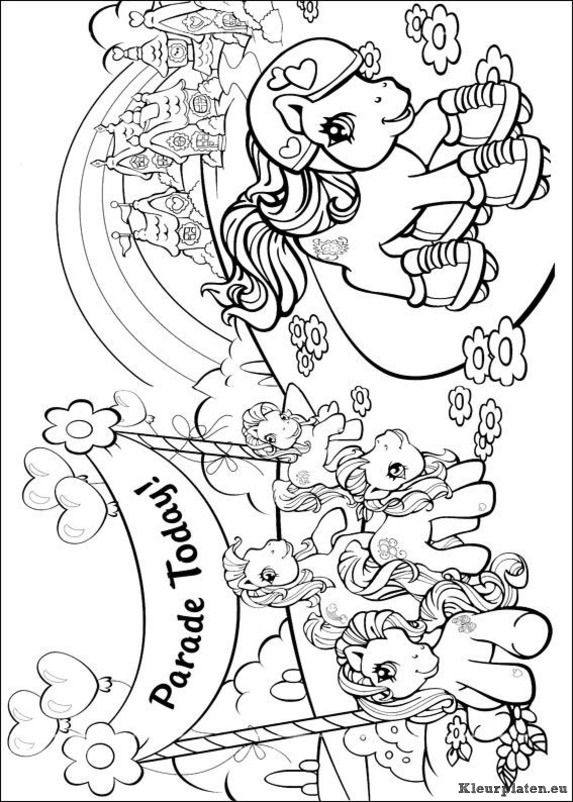 My little pony kleurplaten