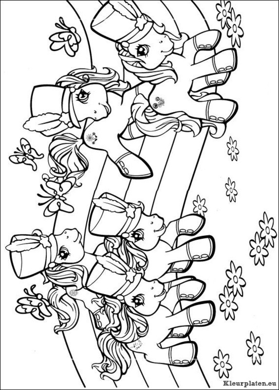 My little pony kleurplaten